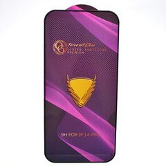 Захисне скло OG Golden Armor для iPhone 14 Pro/iPhone 15 Black