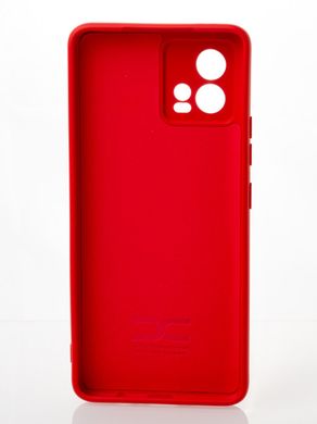 Чохол накладка Silicon Case Full Camera для Moto G72 Red/Червоний
