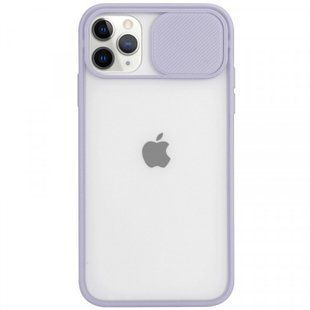 Чехол накладка TPU Camshield Matte с крышкой на камеру для iPhone 12 Mini 5.4'' Lavender