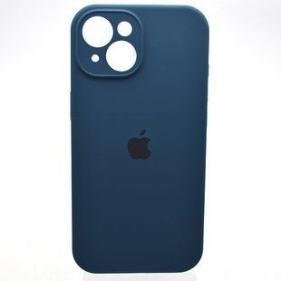 Силиконовый чехол накладка Silicon Case Full Camera для iPhone 15 Bird Feather Moniror