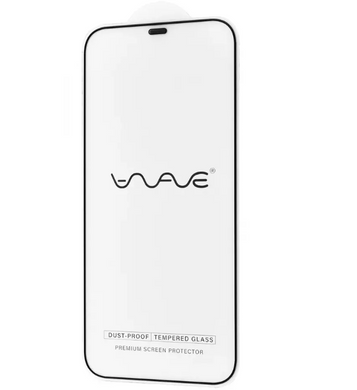 Захисне скло Wave Dust Proof для iPhone 12 Mini Black/Чорна рамка