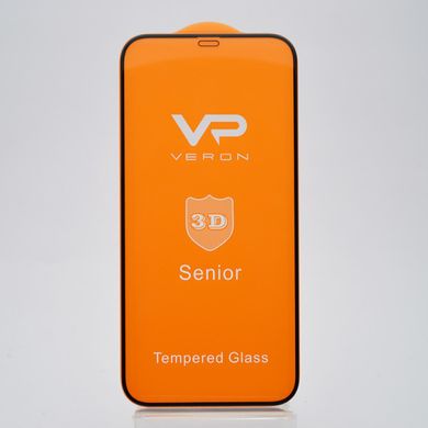 Защитное стекло Veron 3D Tempered Glass Senior Protector для iPhone 12 Pro Max 6.7'' (Black)