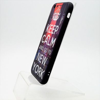 Стеклянный чехол с рисунком (принтом) Best Design Glass Case для iPhone 6/6S Mix
