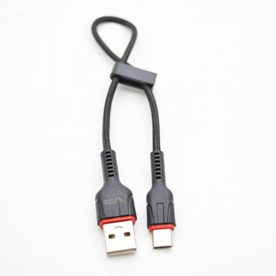 Кабель USB Veron CV02 (Type C) (0.3m) Black