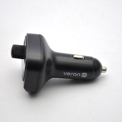 Автомобильная зарядка FM модулятор Veron MC015 3A Bluetooth 5.0 2USB+1Type-c Back