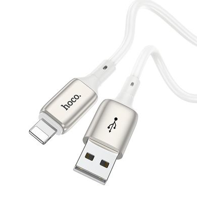 Кабель Hoco X66 Howdy charging data cable Lightning 2.4A 1m Белый