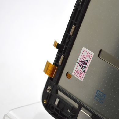 Дисплей (экран) LCD Lenovo A398t with touchscreen and frame Black Original