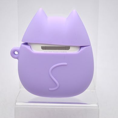 Детские беспроводные наушники TWS (Bluetooth) Hoco Kids Design EW45 Lilac Cat (Сиреневый кот)