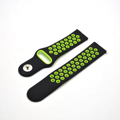 Ремінець до Xiaomi Amazfit Bip/Samsung 20mm Nike Design Black Green