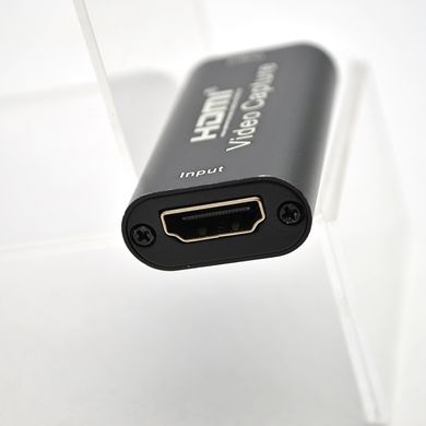 Зовнішня карта відеозахоплення HDMI to USB 2.0 для стрімов та запису екрану VCC-01 Black
