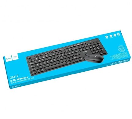 Бездротовий комплект (клавіатура + мишка) Hoco GM17 Bluetooth Black
