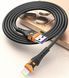 Кабель ANSTY Z-036-I Lightning Silicone 5A 1M Чорний