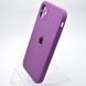 Чехол силиконовый с квадратными бортами Silicon case Full Square для iPhone 11 Grape