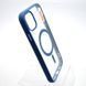Чехол накладка с MagSafe Clear Case Magnetic для Apple iPhone 11 Navy blue