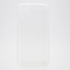 Силиконовый чехол QU special design для iPhone 11 Pro Max Прозрачный