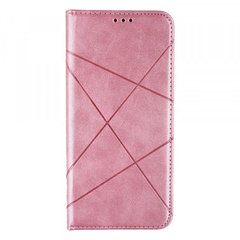 Шкіряний чохол-книжка Business Leather для Samsung A02s Pink