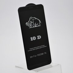 Защитное стекло 10D для Xiaomi Redmi 7A Black тех.пак