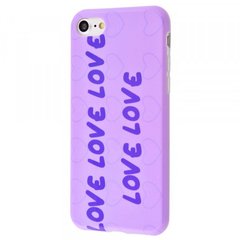 Чехол накладка Violet glossy case (TPU) для iPhone 7/iPhone 8/iPhone SE 2020