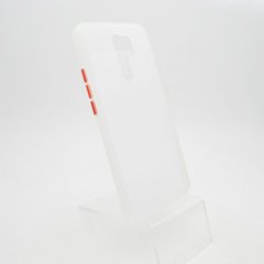 Чохол з напівпрозорою задньою кришкою Matte Color Case TPU для Xiaomi Redmi 9 White