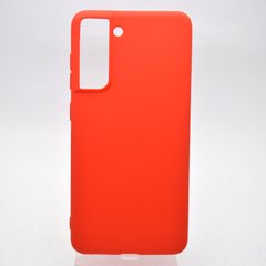Чехол силиконовый защитный Candy для Samsung G990 Galaxy S21 FE Красный