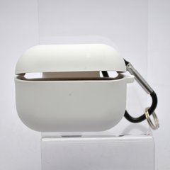Чехол Silicon Case с микрофиброй для Apple AirPods Pro 2 White/Белый