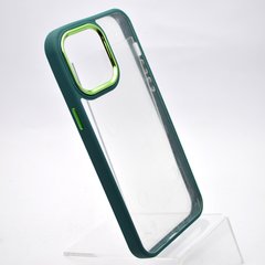 Чехол накладка TPU New Skin для iPhone 14 Pro Max Green/Зеленый