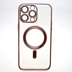 Чехол накладка с MagSafe Stylish Case для Apple iPhone 14 Pro Max Rose Gold