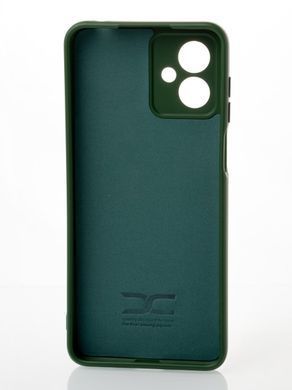 Чехол накладка Silicon Case Full Camera для Moto G14 Dark Green/Темно-зеленый