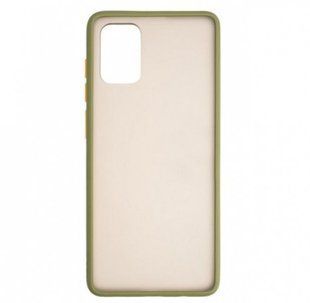 Чохол з напівпрозорою задньою кришкою Matte Color Case TPU для Samsung Galaxy A51 (A515) Green