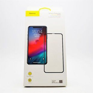 Захисне скло Baseus Full Coverage Curved для iPhone X /XS /11 Pro 5.8" Black