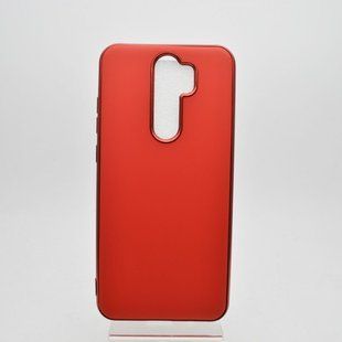 Матовый силиконовый чехол Matte Silicone Case для Xiaomi Redmi Note 8 Pro Red