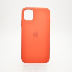 Чехол матовый с логотипом Silicon Case Full Cover для iPhone 11 Red