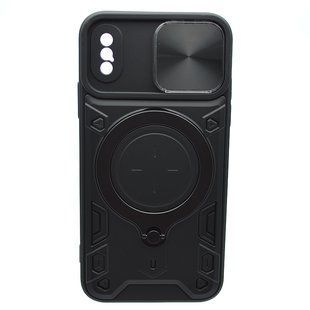 Протиударний чохол Armor Case Stand Case для iPhone X/iPhone Xs Black