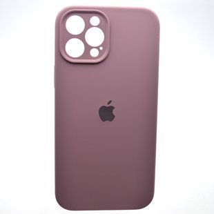 Силіконовий чохол накладка Silicon Case Full Camera для iPhone 12 Pro Max Black Currant