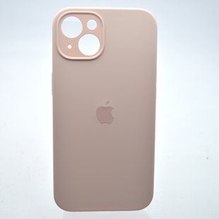Силиконовый чехол накладка Silicon Case Full Camera для iPhone 13 Gray Pink