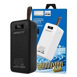 Внешний аккумулятор Power Bank Ansty AP-083 50000 mAh 45W Black