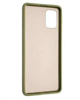 Чохол з напівпрозорою задньою кришкою Matte Color Case TPU для Samsung Galaxy A51 (A515) Green
