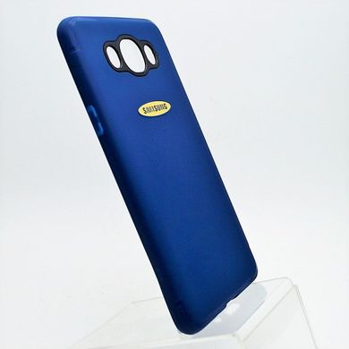 Чехол силикон TPU Leather Case Samsung J710 Galaxy Blue тех. пакет