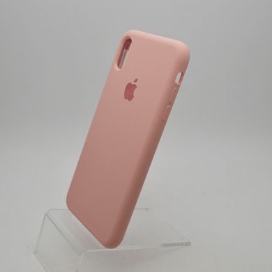 Чехол накладка Silicon Case для iPhone XS Max 6.5" Light Pink (12) (C)