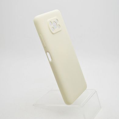 Чехол накладка Full Silicon Cover для Xiaomi Redmi Poco X3 White