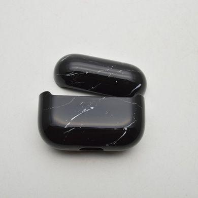 Мармуровий чохол Marble Case для AirPods Pro Black