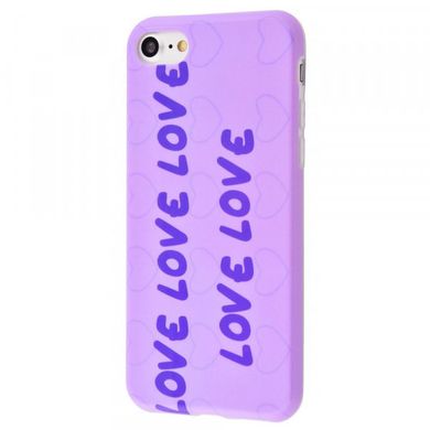Чехол накладка Violet glossy case (TPU) для iPhone 7/iPhone 8/iPhone SE 2020