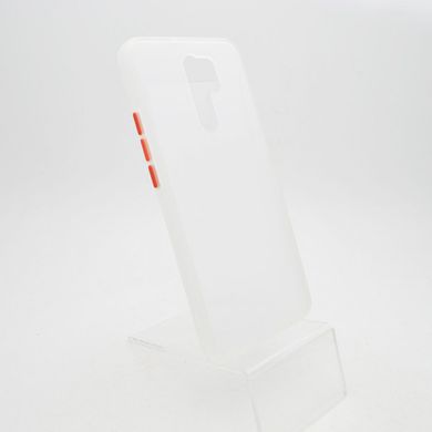 Чехол с полупрозрачной задней крышкой Matte Color Case TPU для Xiaomi Redmi 9 White