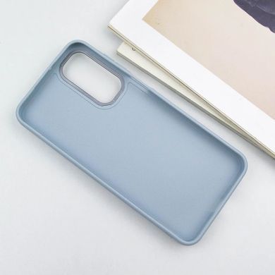 Чехол накладка Leaher Toys для Samsung A35 Galaxy A356 Labubu Blue