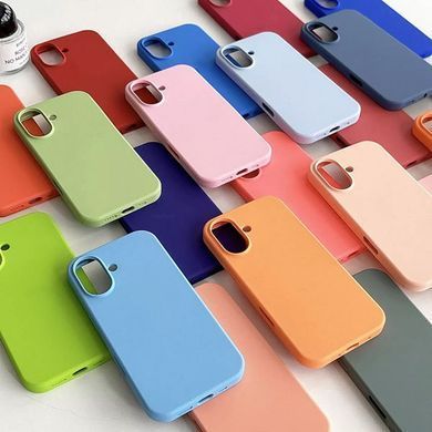 Чохол накладка Silicon Case Full Cover для Apple iPhone 16 Deep Navy