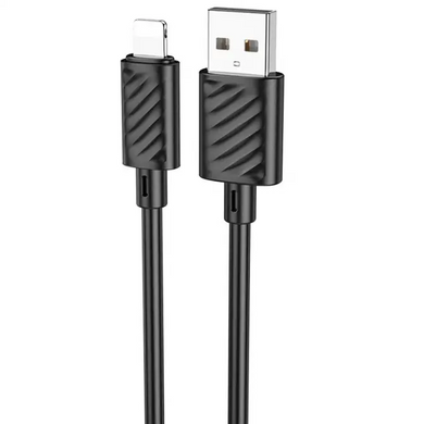 Кабель Hoco X88 Gratified USB to Lightning 1m Black