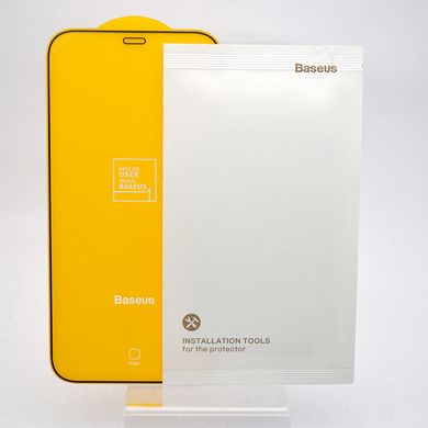 Защитное стекло Baseus Premium KC-01 для iPhone 12/iPhone 12 Pro Black/Черная рамка