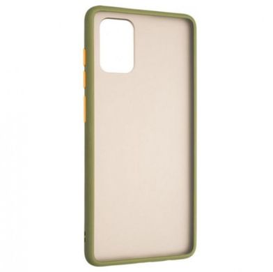 Чехол с полупрозрачной задней крышкой Matte Color Case TPU для Samsung Galaxy A51 (A515) Green