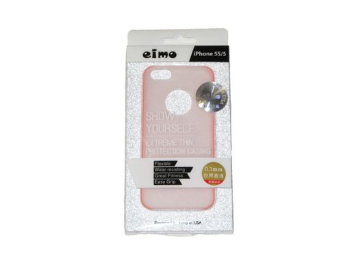 Чохол накладка Eimo for iPhone 5/5S 0.3mm Coral