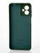 Чехол накладка Silicon Case Full Camera для Moto G14 Dark Green/Темно-зеленый